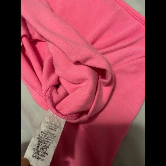 pink long sleeve crop top - Picture 4 of 4